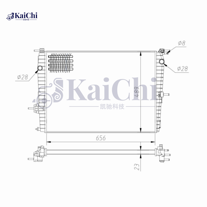 637606 Mechanical Radiator For 2008- Renault Megane/2009- Scenic/2010- Fluence 1.6L