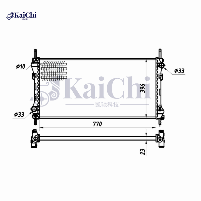 62043A Mechanical Radiator For 01-06 Ford Transit Bus/Van 2.0D 2.3L 2.4D