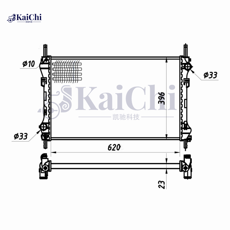 62046A Mechanical Radiator For 00-06 Ford Transit Bus/Van 2.0D